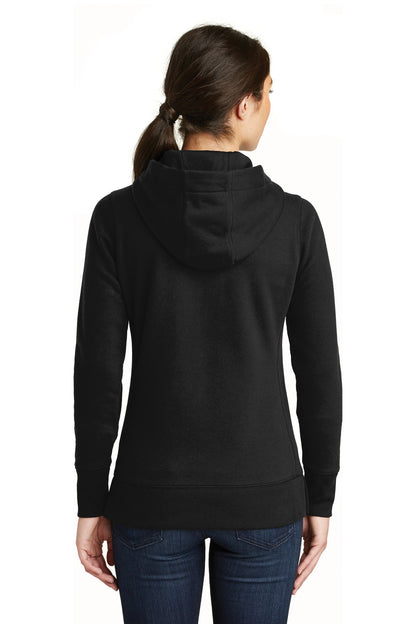 Custom Embroidered New Era  Women's French Terry Full-Zip Hoodie. LNEA502,Black