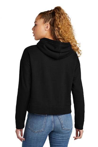 Custom Embroidered New Era Women's Comeback Fleece Pullover Hoodie LNEA550,Black