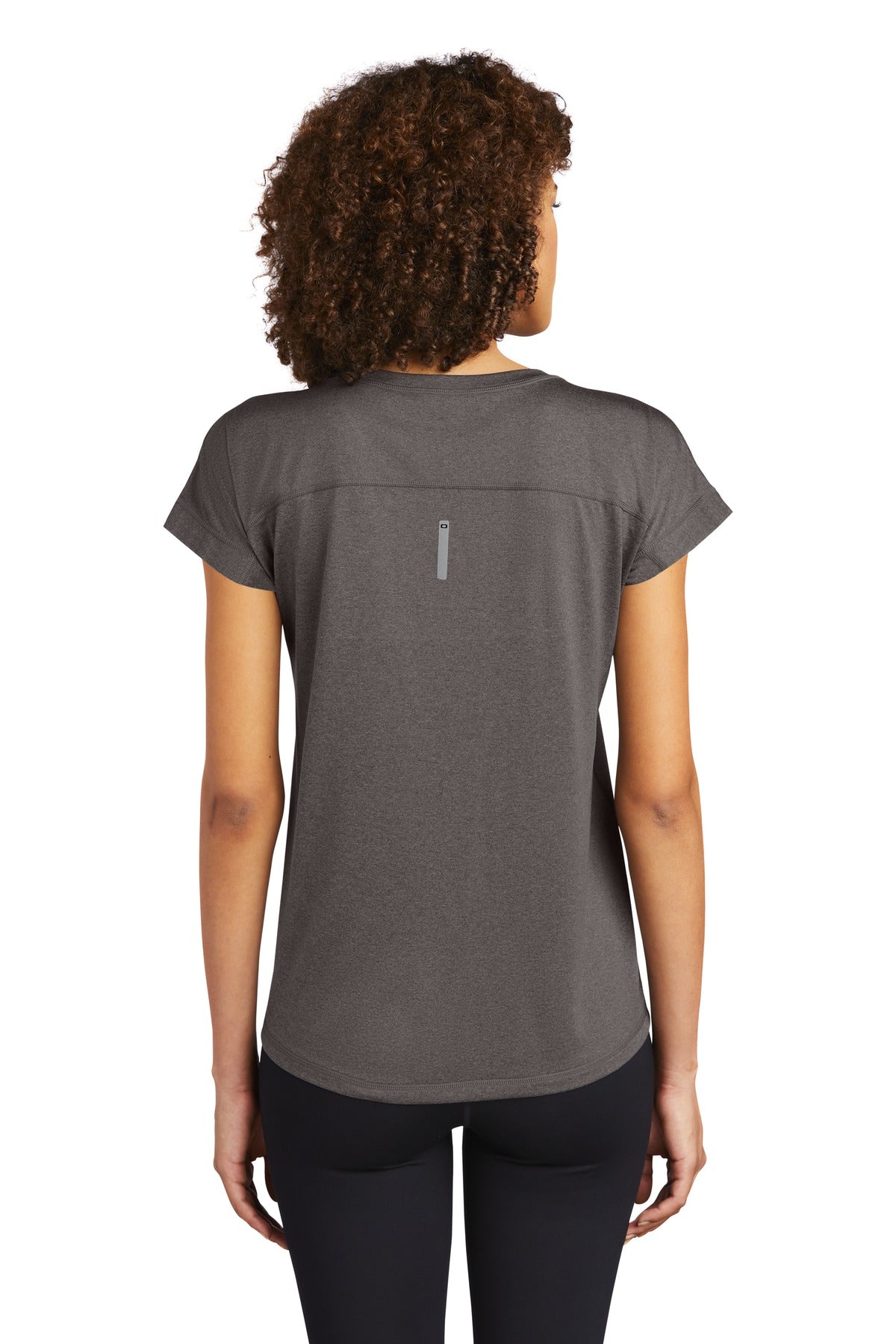 Custom Embroidered OGIO  Women's Pulse Dolman Tee LOE324,Gear Grey