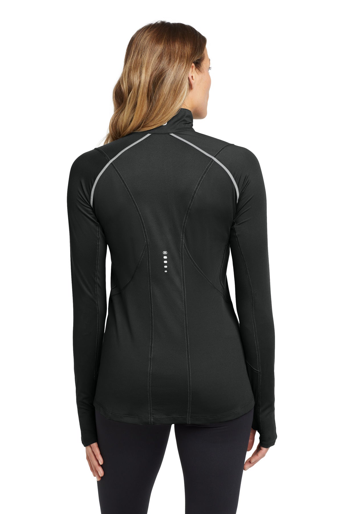 Custom Embroidered OGIO Women's Nexus 1/4-Zip Pullover. LOE335,Blacktop