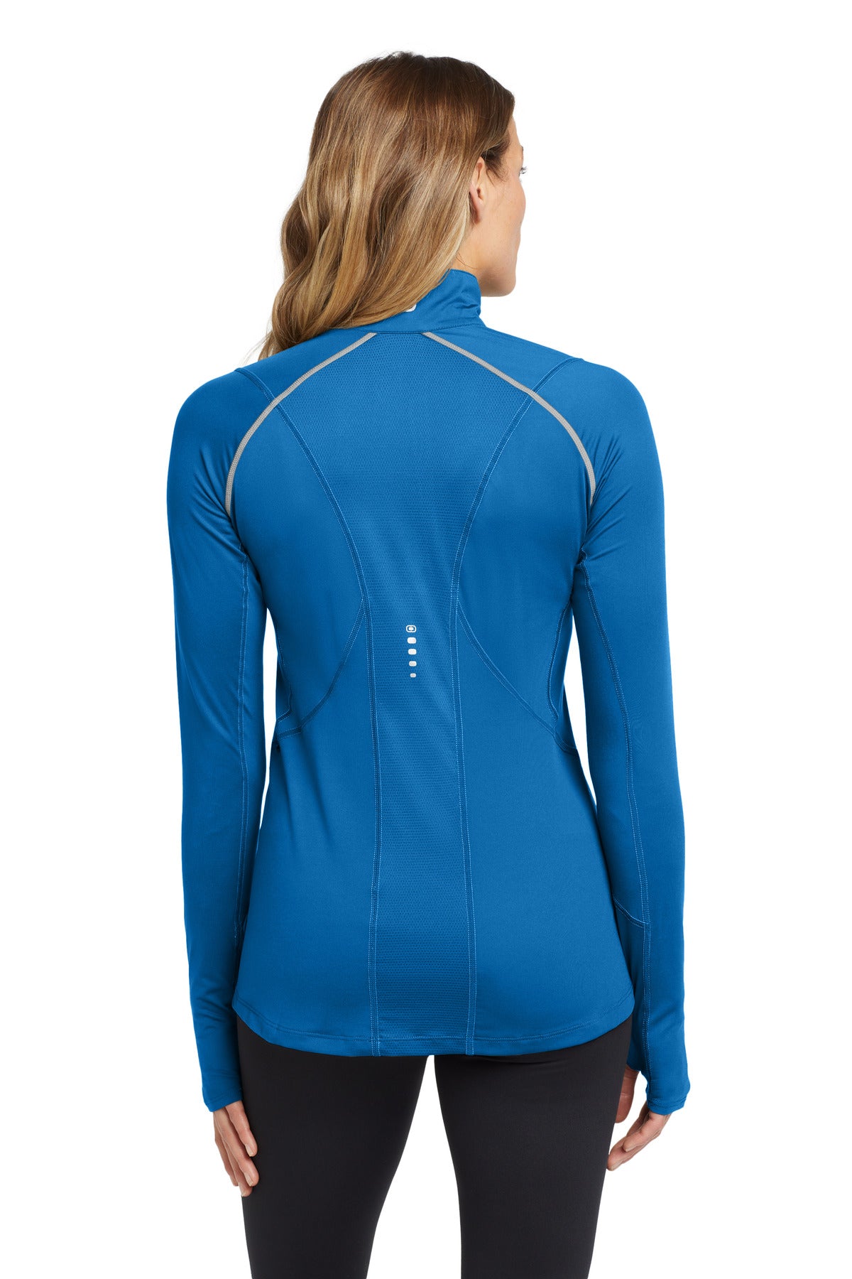 Custom Embroidered OGIO Women's Nexus 1/4-Zip Pullover. LOE335,Electric Blue