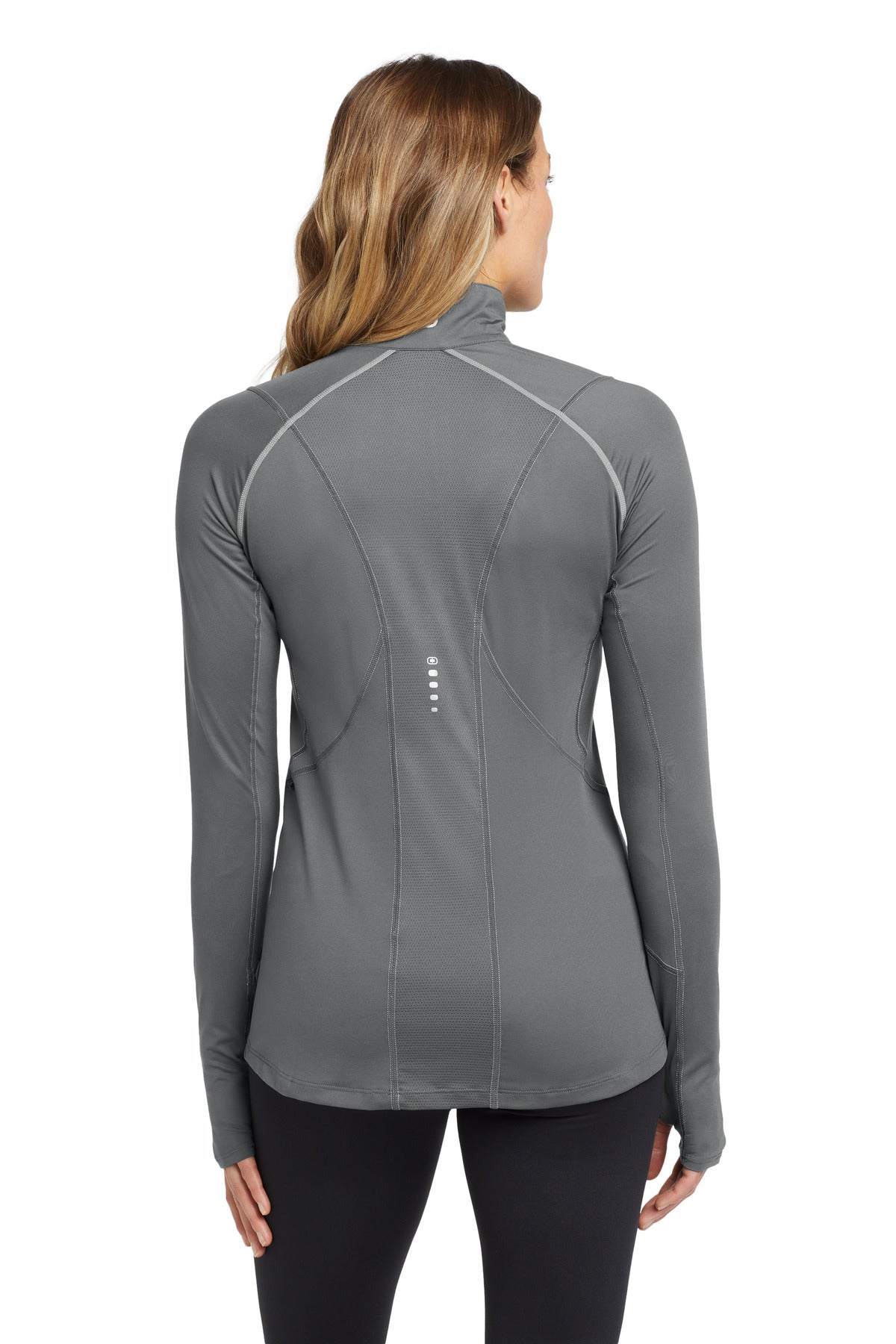 Custom Embroidered OGIO Women's Nexus 1/4-Zip Pullover. LOE335,Gear Grey
