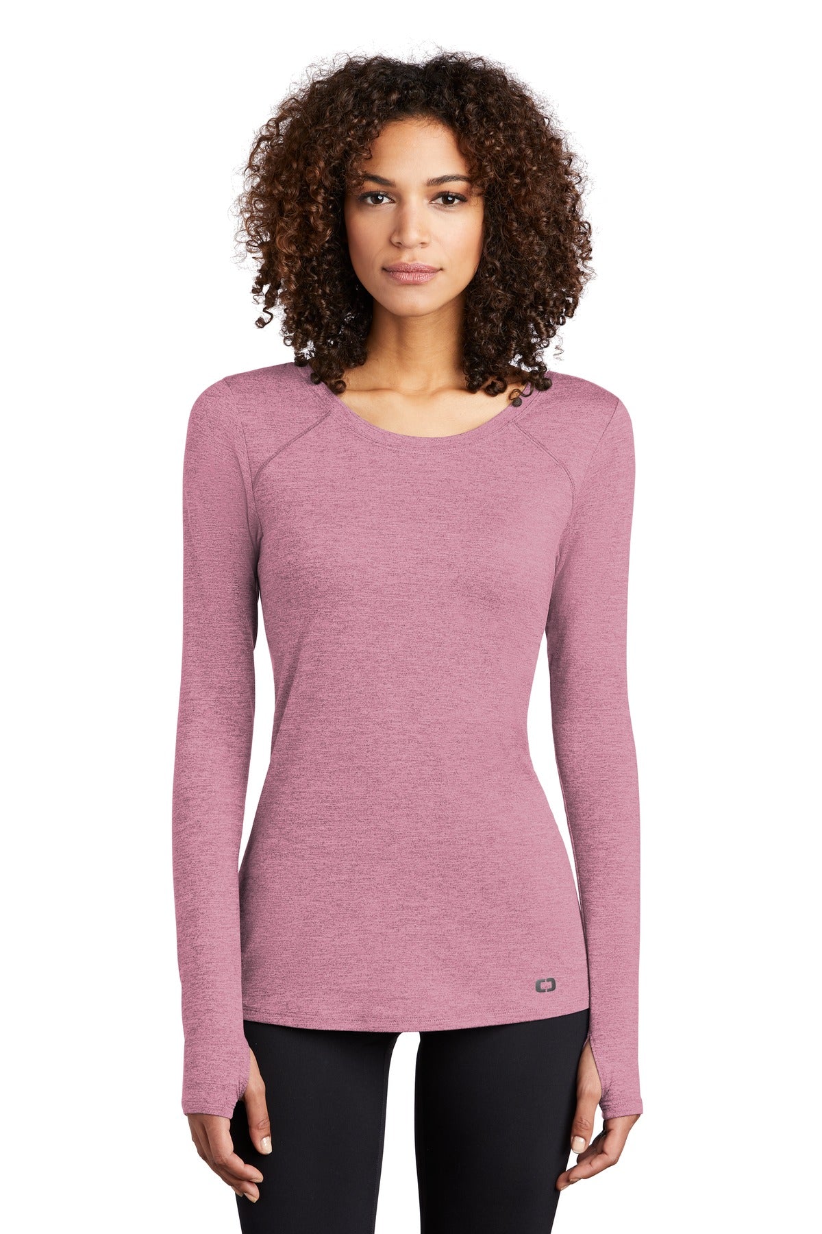 Custom Embroidered OGIO T-Shirts  in Lilac Heather