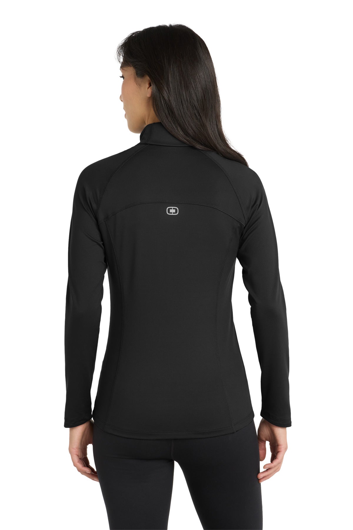 Custom Embroidered OGIO Women's Radius Full-Zip. LOE551,Blacktop
