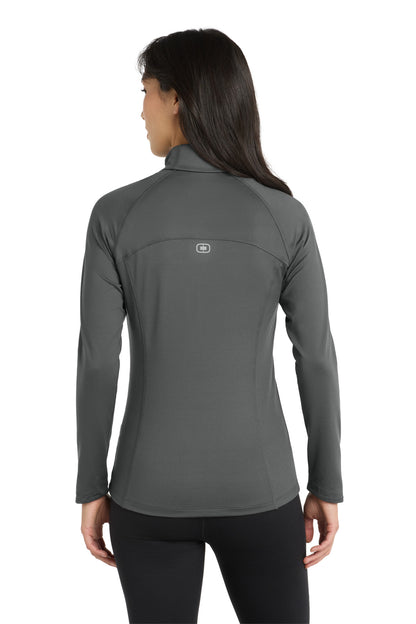 Custom Embroidered OGIO Women's Radius Full-Zip. LOE551,Gear Grey