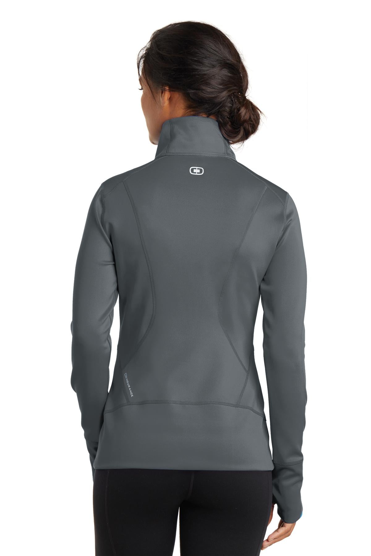 Custom Embroidered OGIO Women's Fulcrum Full-Zip. LOE700,Gear Grey