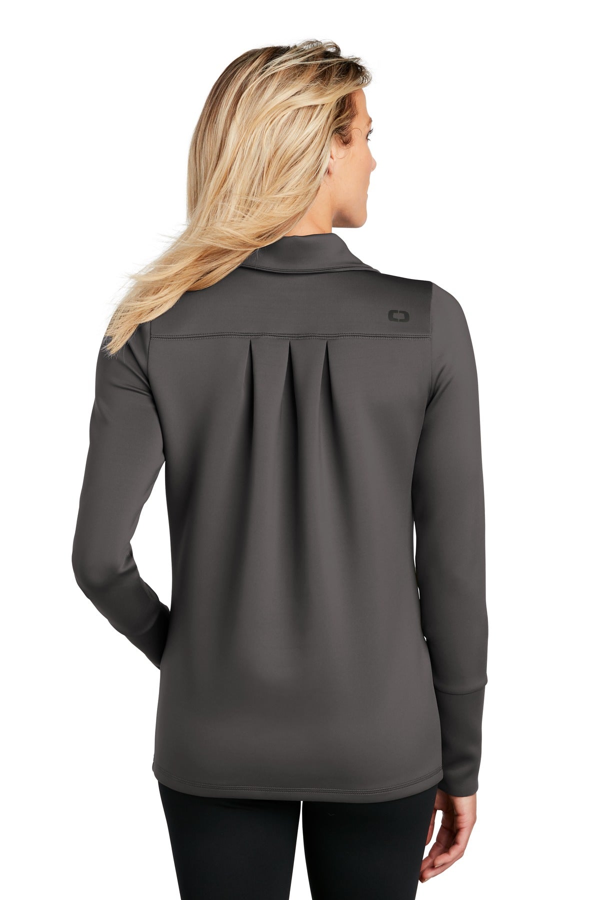 Custom Embroidered OGIO  Women's Modern Performance Full-Zip. LOE703,Tarmac Grey