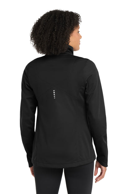 Custom Embroidered OGIO Women's Crux Soft Shell. LOE720,Blacktop