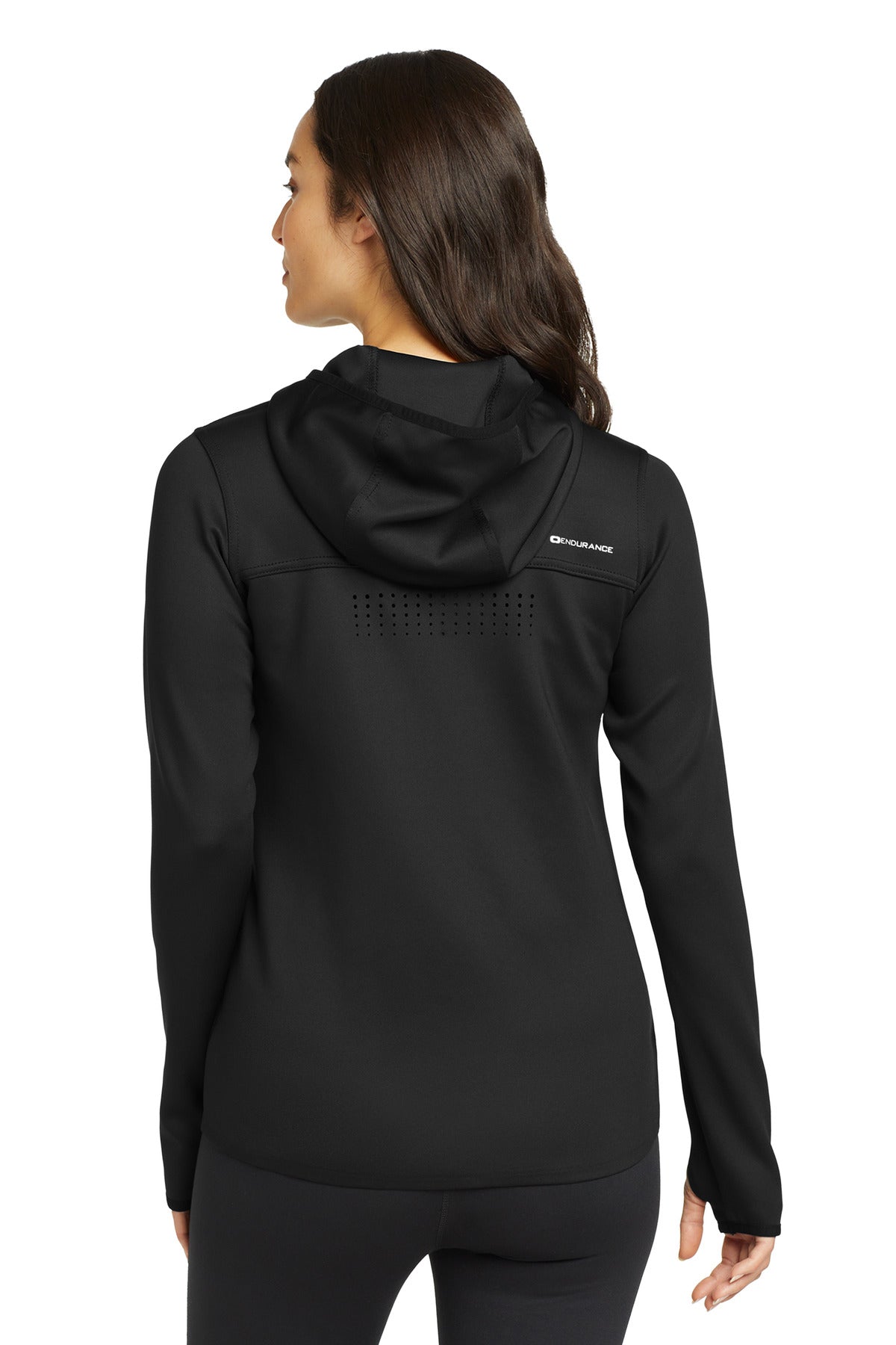 Custom Embroidered OGIO  Women's Stealth Full-Zip Jacket. LOE728,Blacktop