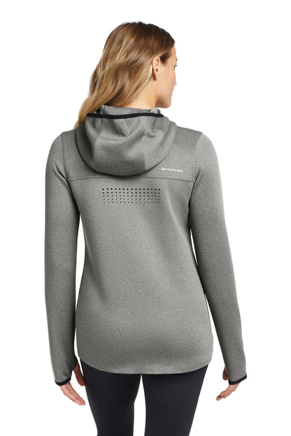Custom Embroidered OGIO  Women's Stealth Full-Zip Jacket. LOE728,Heather Grey