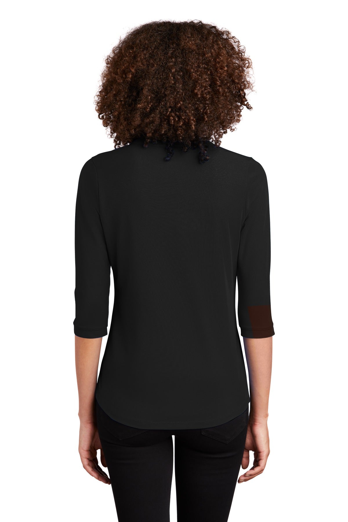 Custom Embroidered OGIO Women's Jewel Henley LOG104,Blacktop