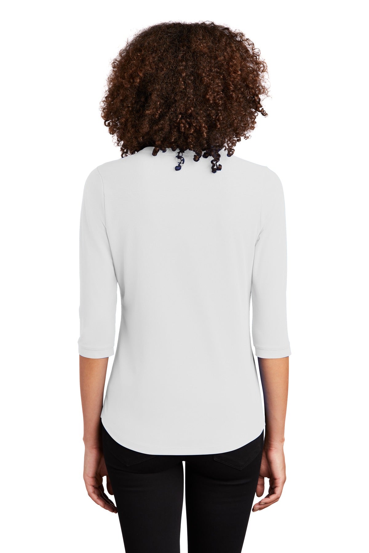 Custom Embroidered OGIO Women's Jewel Henley LOG104,Bright White