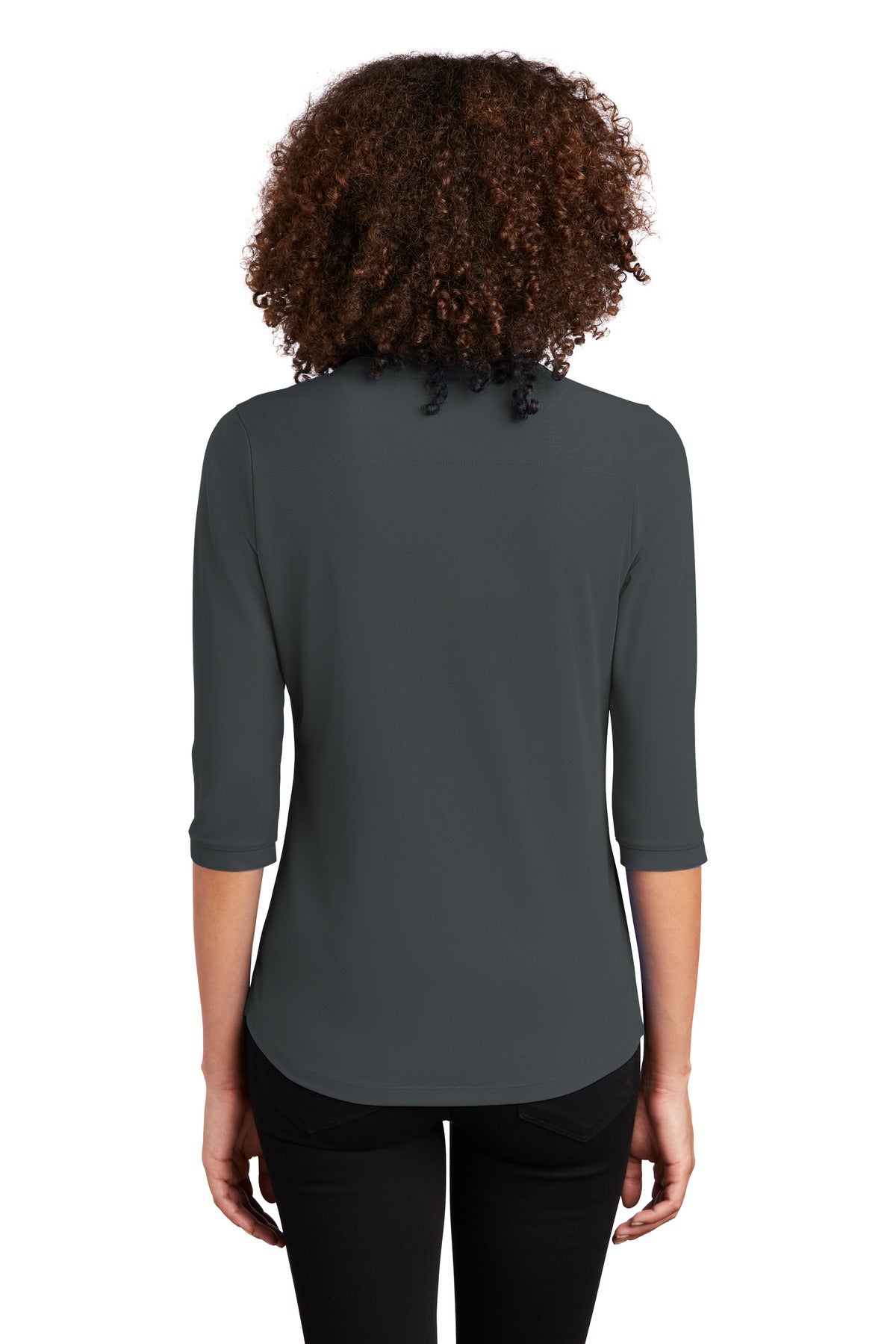 Custom Embroidered OGIO Women's Jewel Henley LOG104,Diesel Grey