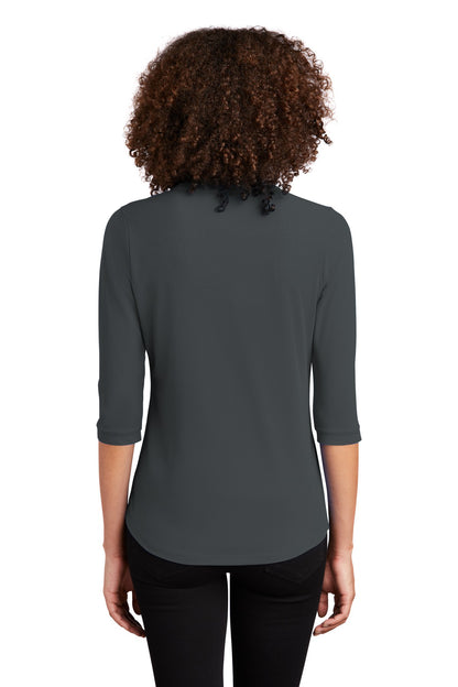 Custom Embroidered OGIO Women's Jewel Henley LOG104,Diesel Grey