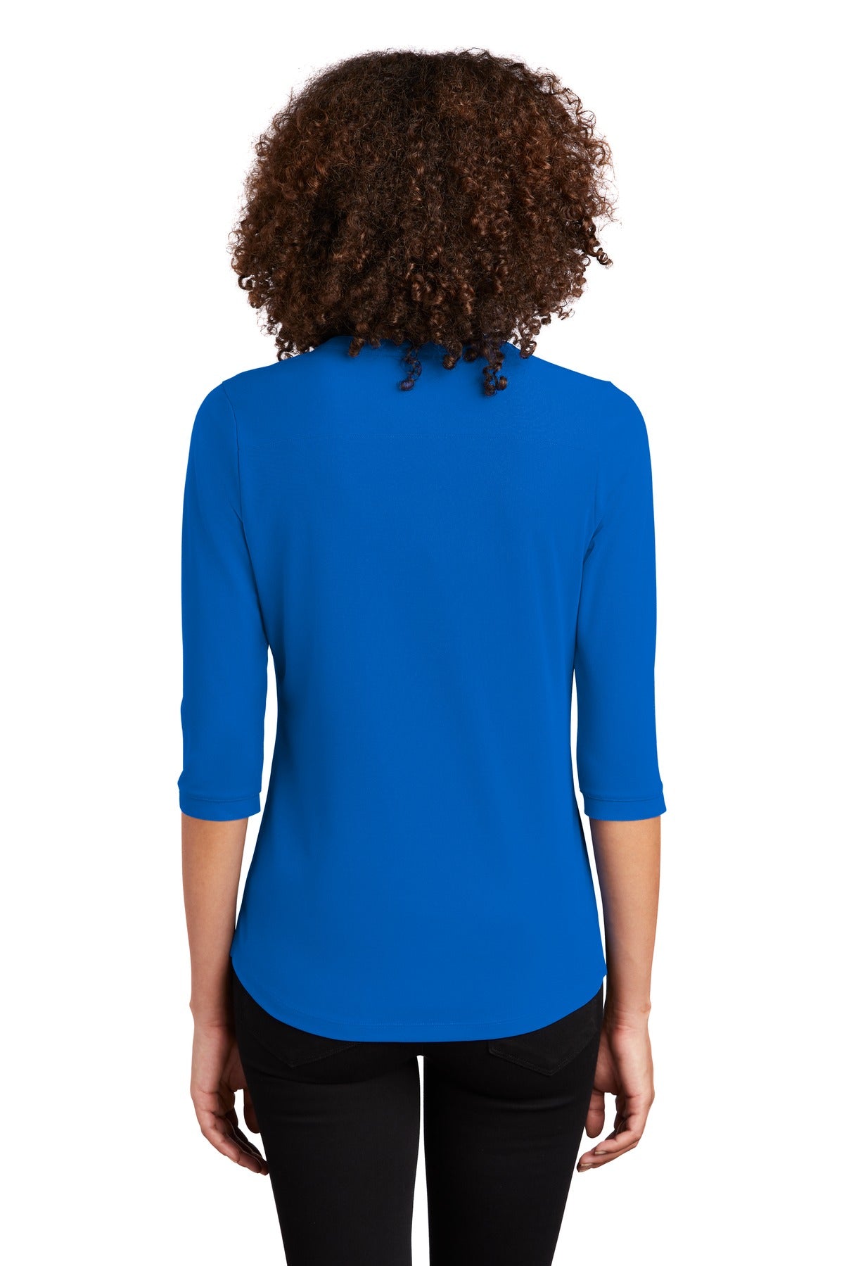 Custom Embroidered OGIO Women's Jewel Henley LOG104,Electric Blue