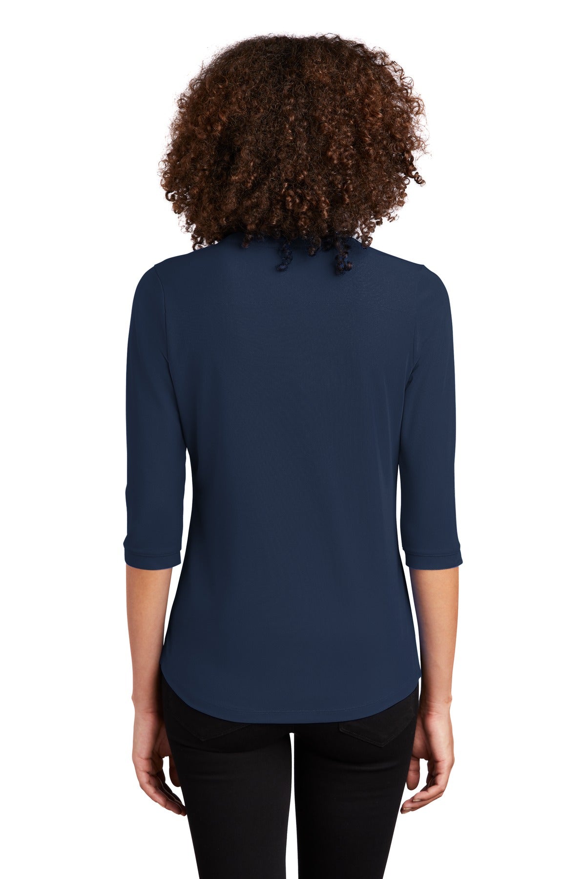 Custom Embroidered OGIO Women's Jewel Henley LOG104,Navy