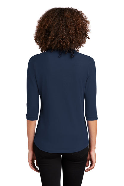 Custom Embroidered OGIO Women's Jewel Henley LOG104,Navy
