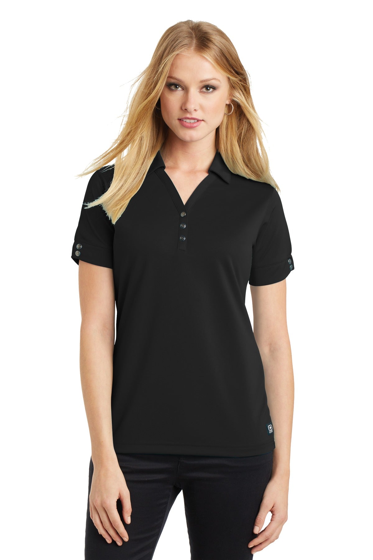 Custom Embroidered OGIO Polos/Knits in Blacktop