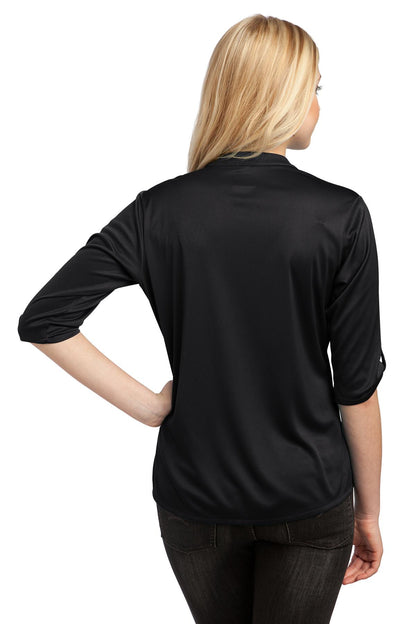 Custom Embroidered OGIO - Crush Henley. LOG111,Blacktop