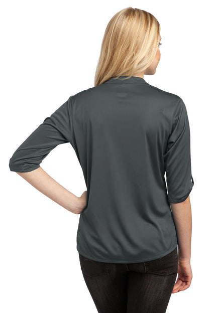 Custom Embroidered OGIO - Crush Henley. LOG111,Diesel Grey