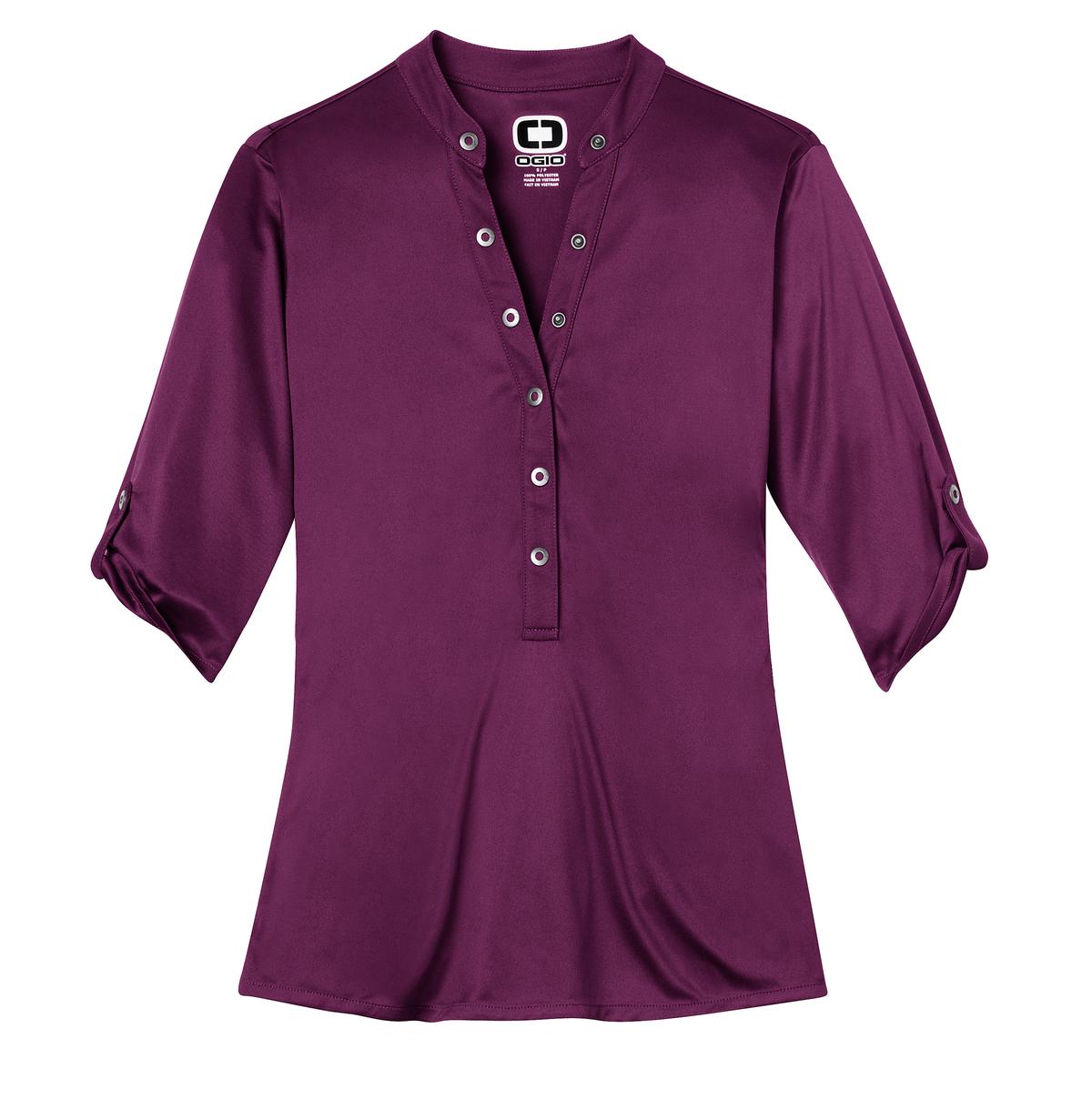 Custom Embroidered OGIO Polos/Knits in Purple Luxe