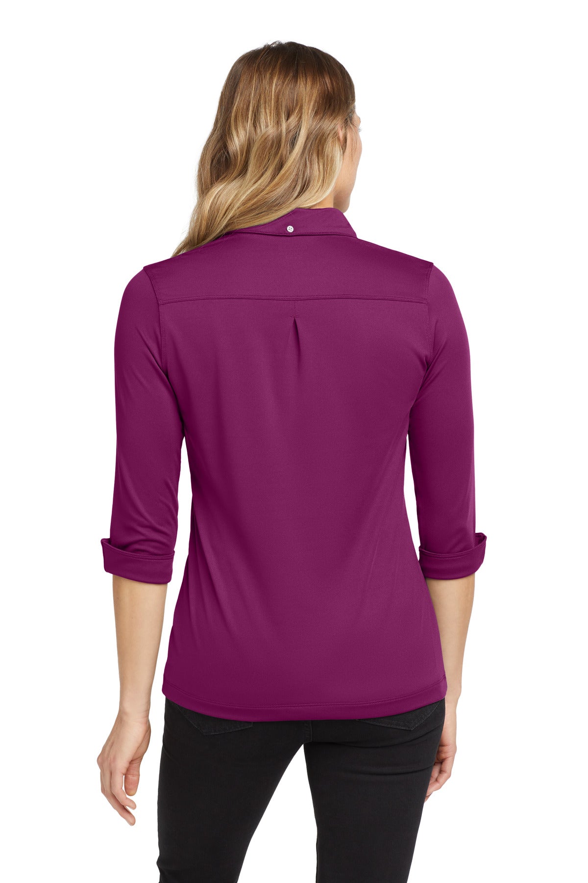 Custom Embroidered OGIO Polos/Knits in Berry Burst