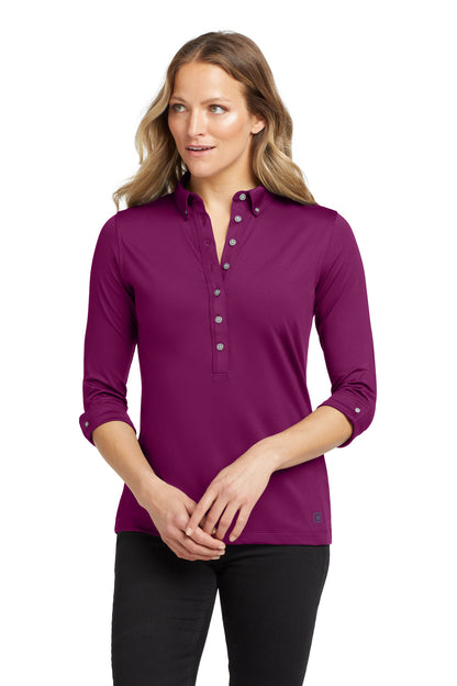 Custom Embroidered OGIO Polos/Knits in Berry Burst