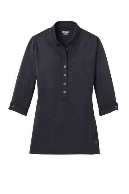 Custom Embroidered OGIO Polos/Knits in Blacktop