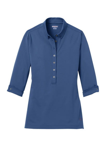 Custom Embroidered OGIO Polos/Knits in Blue Indigo