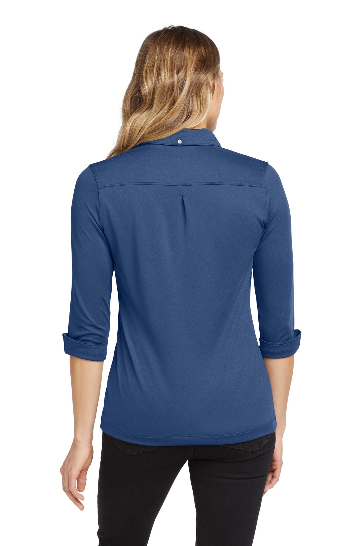 Custom Embroidered OGIO Polos/Knits in Blue Indigo