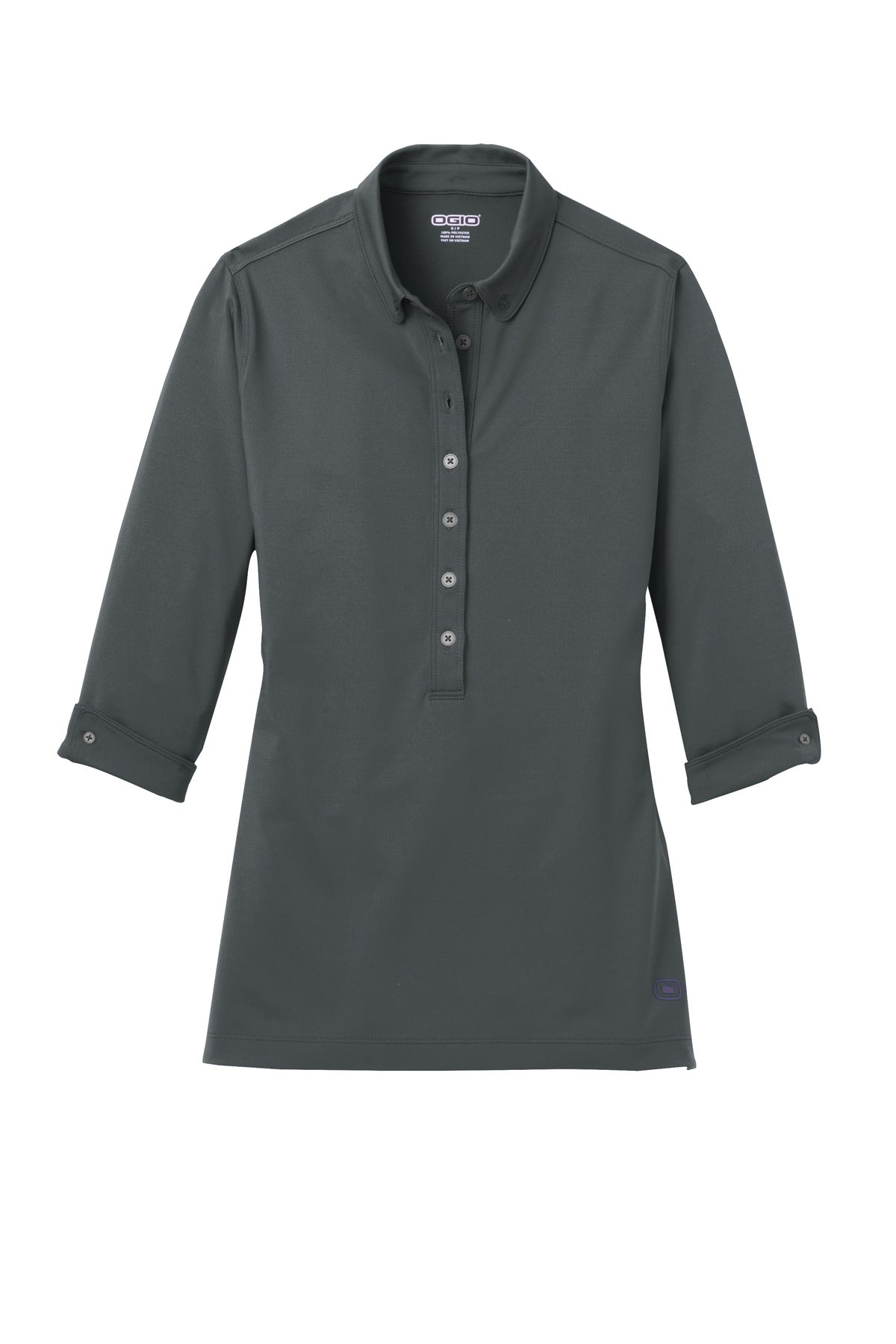 Custom Embroidered OGIO Polos/Knits in Diesel Grey