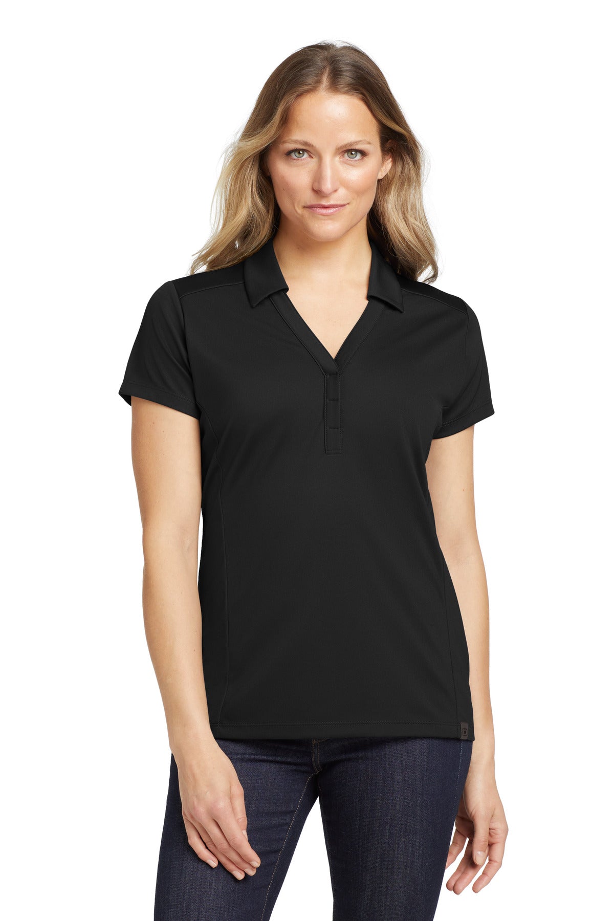 Custom Embroidered OGIO Polos/Knits in Blacktop