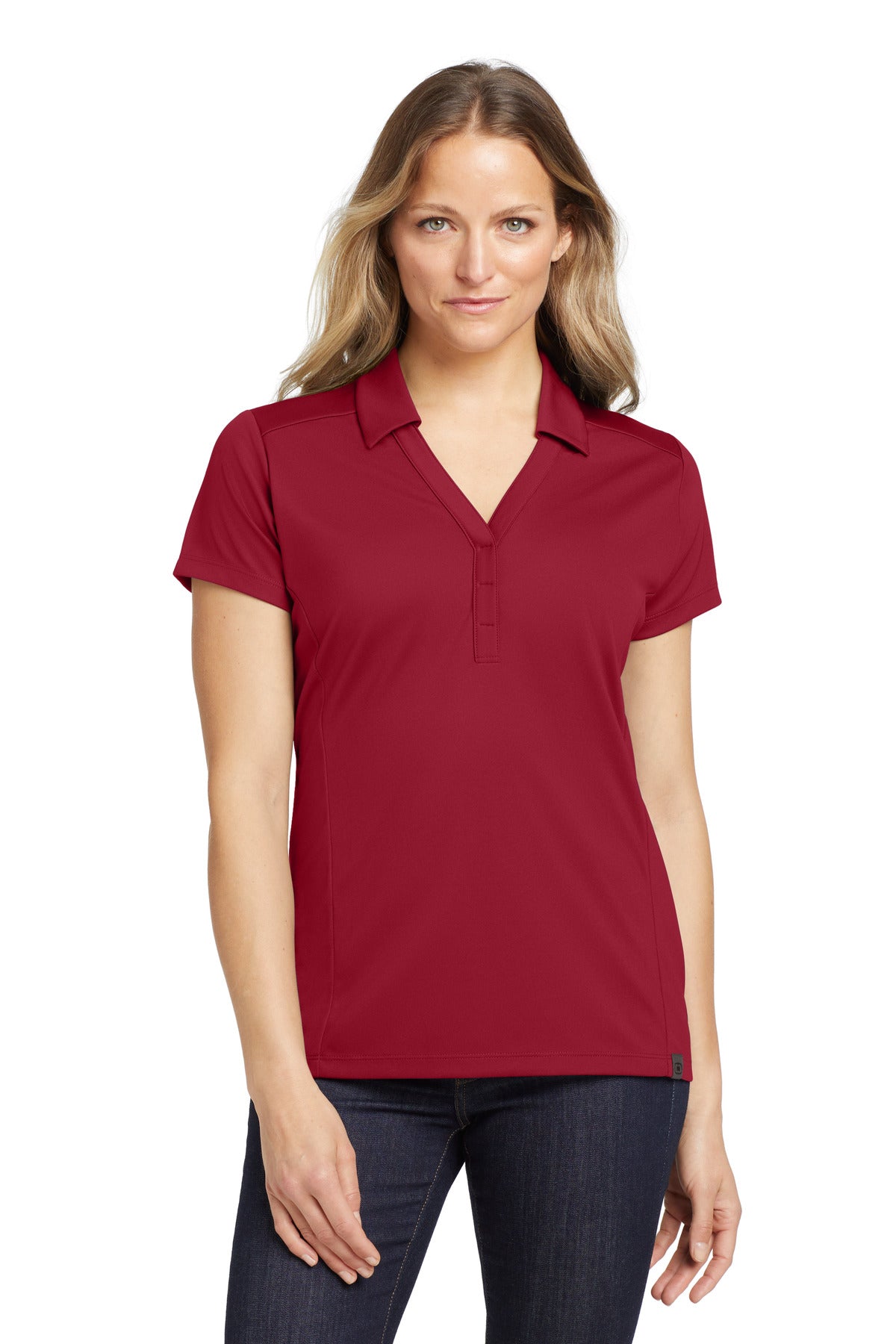 Custom Embroidered OGIO Polos/Knits in Signal Red