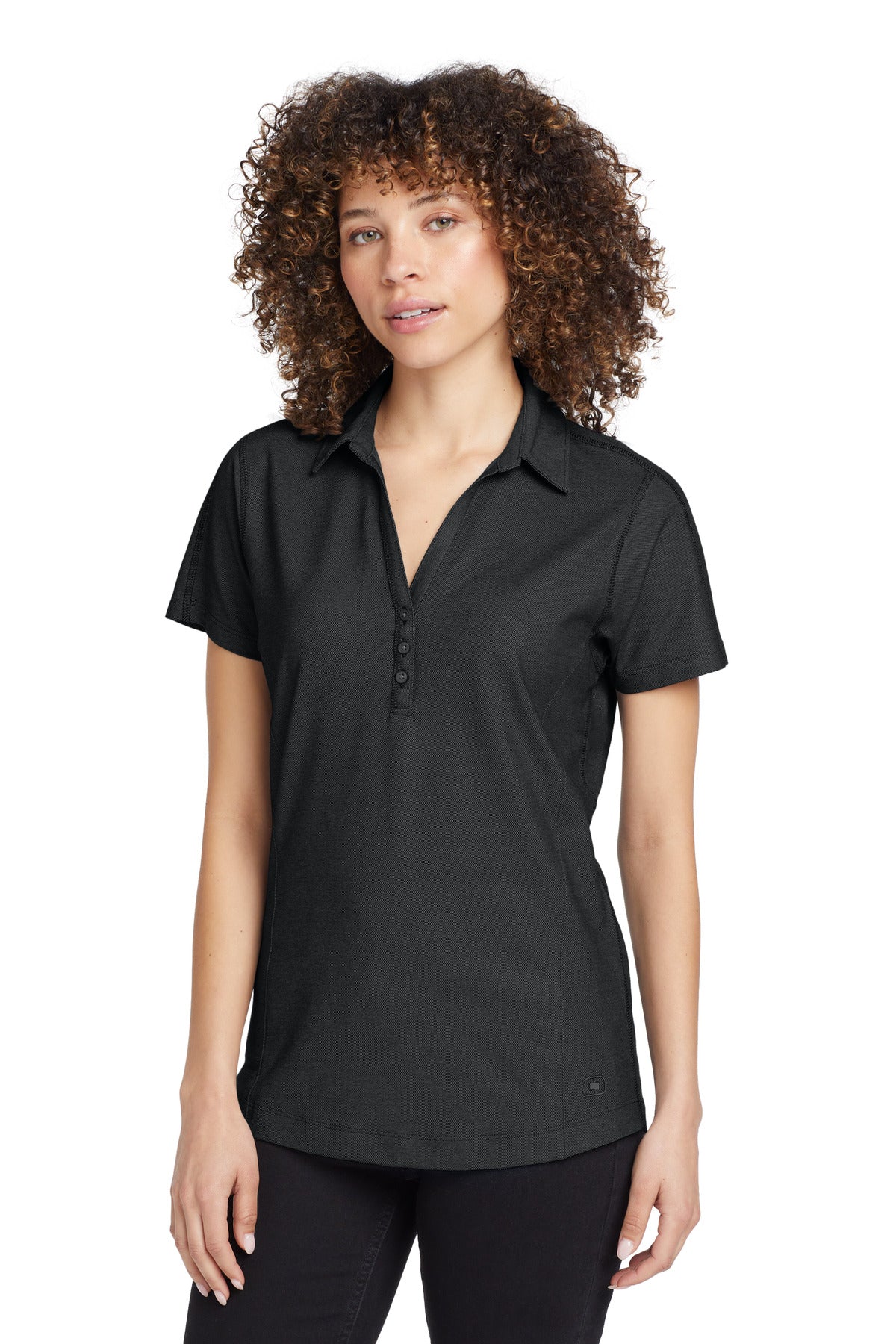 Custom Embroidered OGIO Polos/Knits in Blacktop