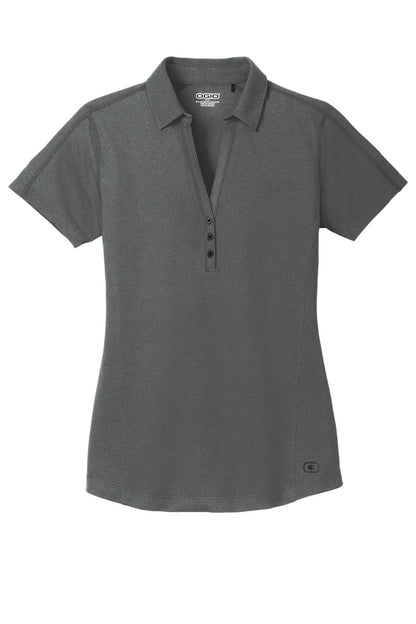 Custom Embroidered OGIO Polos/Knits in Petrol Grey