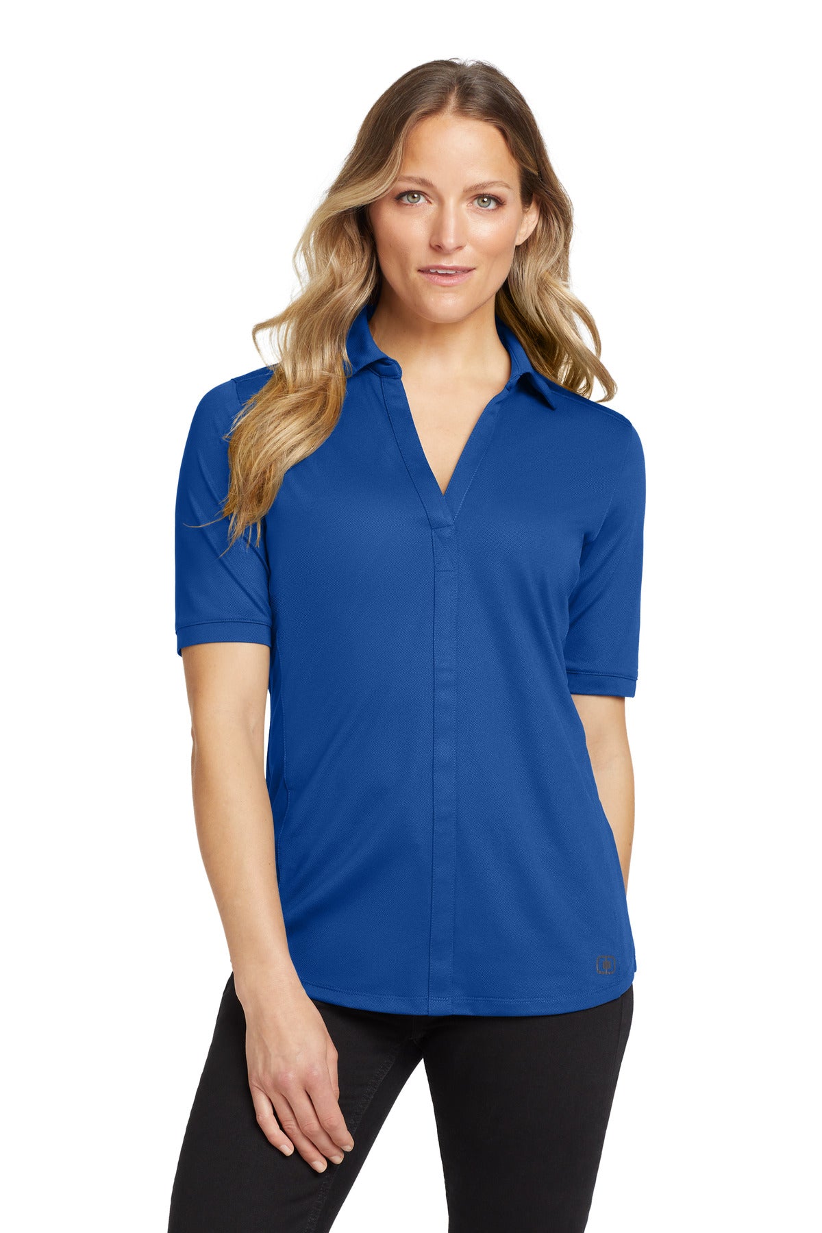Custom Embroidered OGIO Polos/Knits in Enzyme Blue
