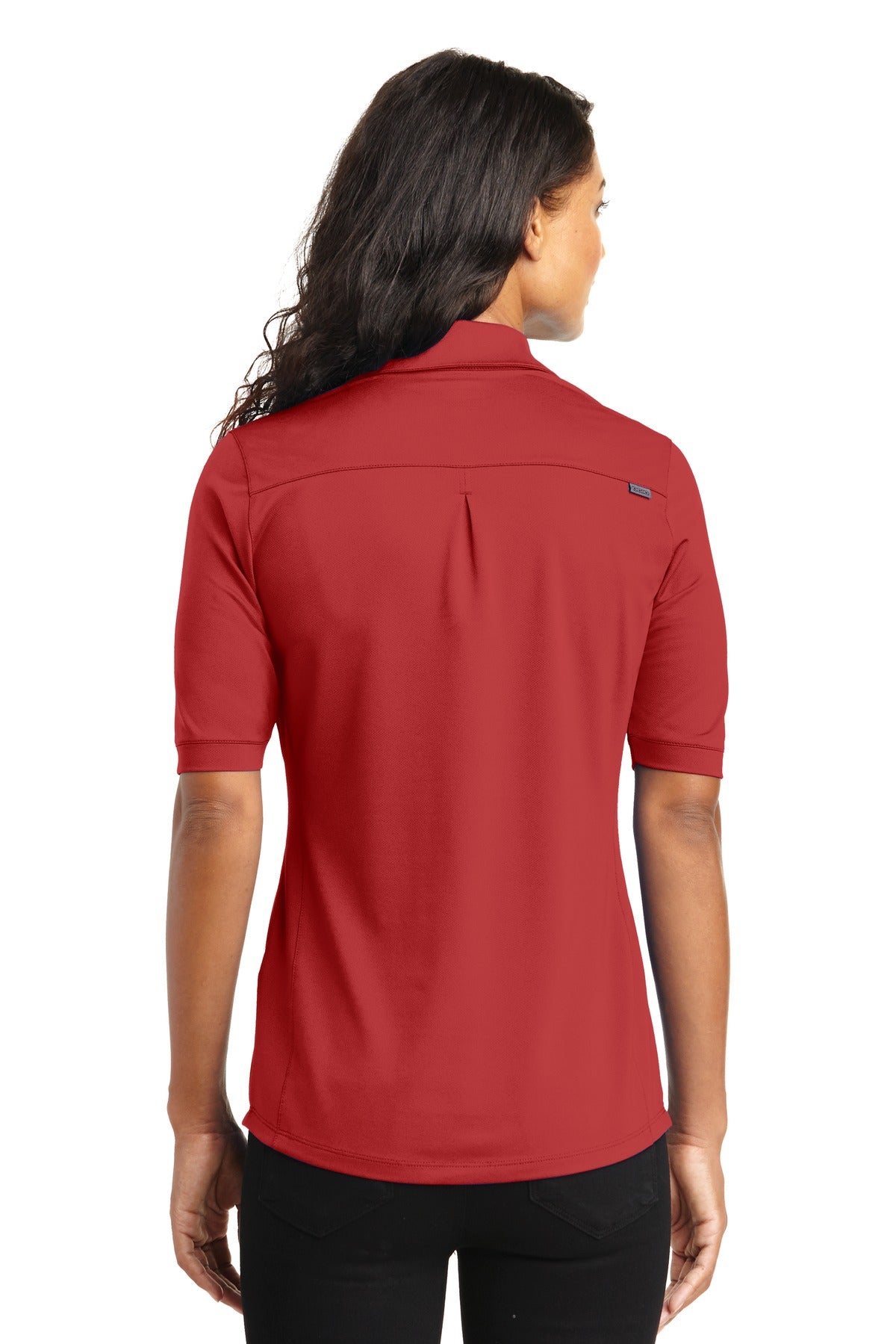 Custom Embroidered OGIO Women's Metro Polo. LOG130,Ripped Red