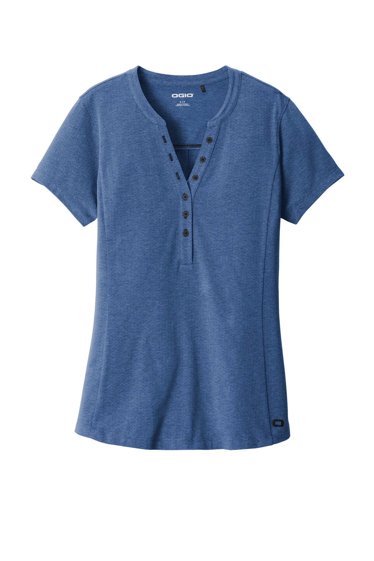 Custom Embroidered OGIO Polos/Knits in Blue Heather