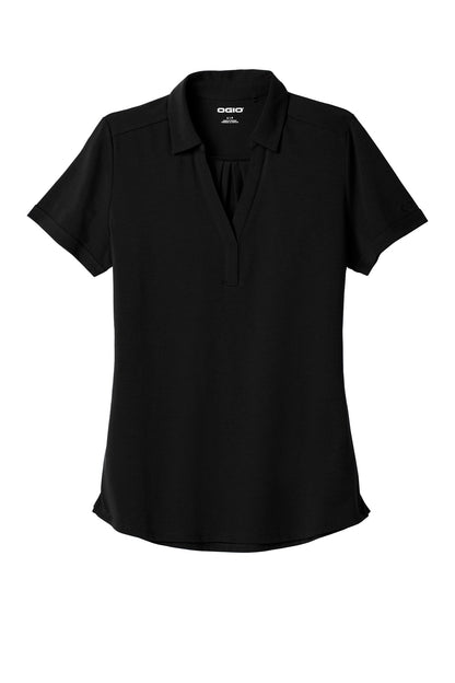 Custom Embroidered OGIO Polos/Knits in Blacktop