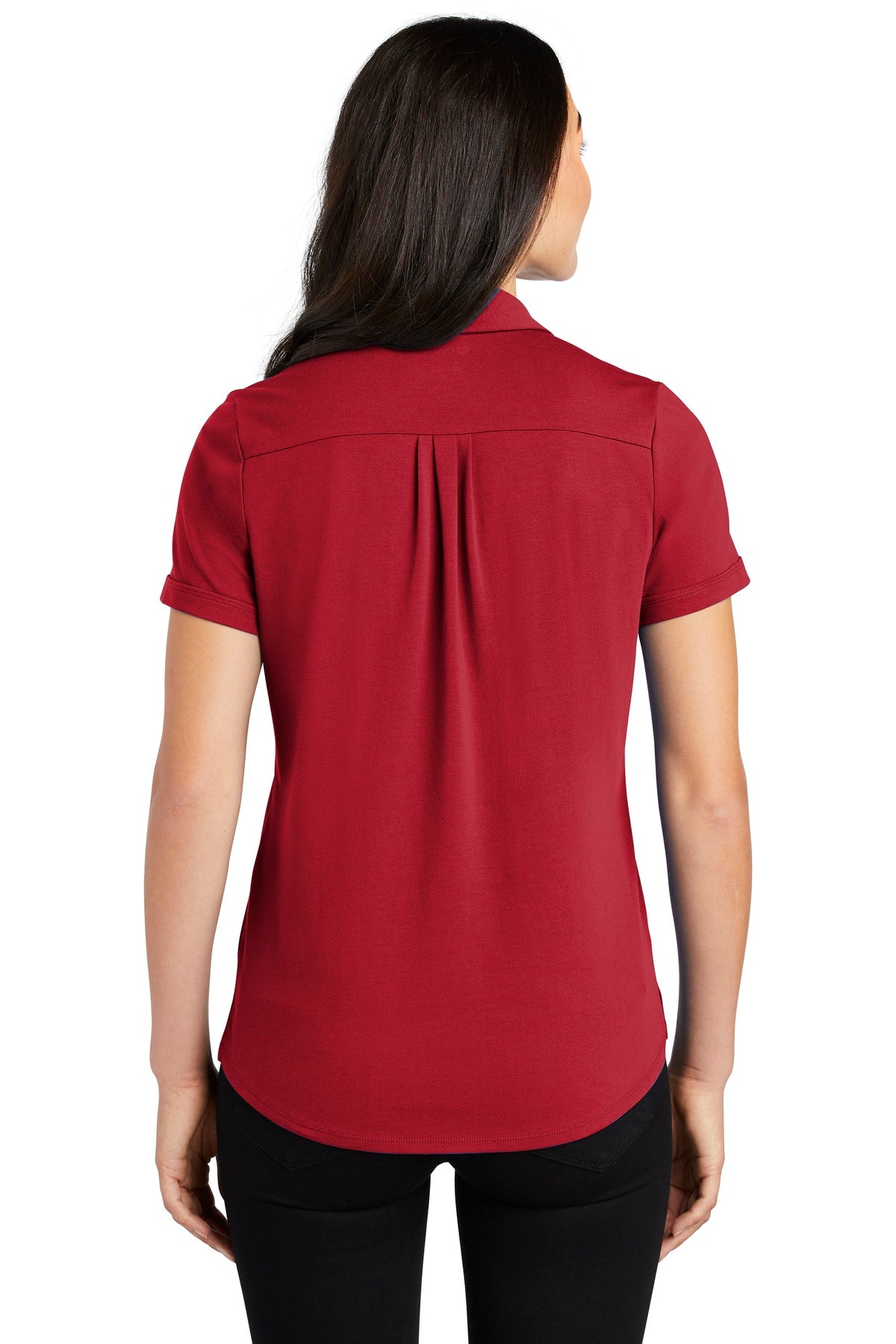 Custom Embroidered OGIO Polos/Knits in Signal Red