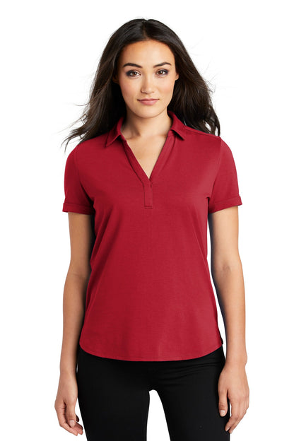 Custom Embroidered OGIO Polos/Knits in Signal Red