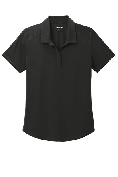 Custom Embroidered OGIO Polos/Knits in Blacktop