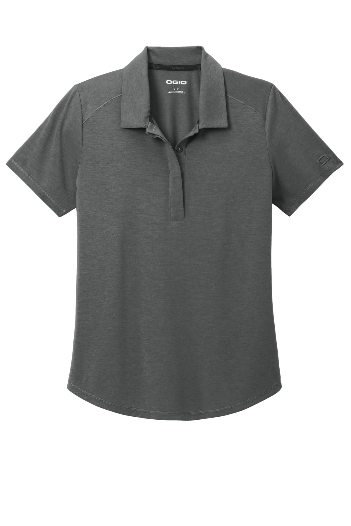Custom Embroidered OGIO Polos/Knits in Tarmac Grey
