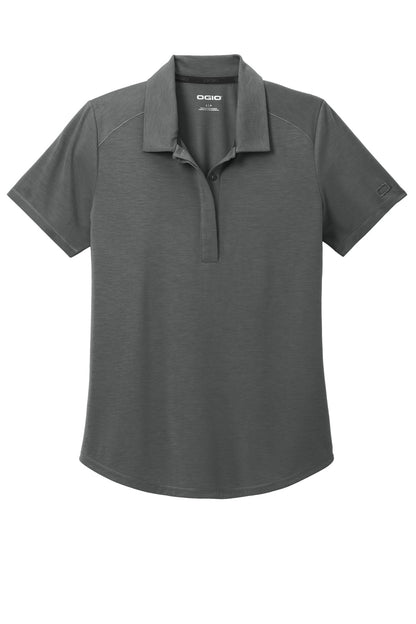 Custom Embroidered OGIO Polos/Knits in Tarmac Grey