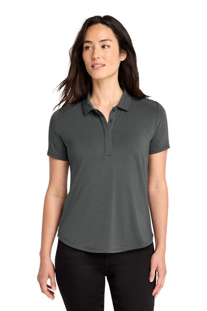Custom Embroidered OGIO Polos/Knits in Tarmac Grey