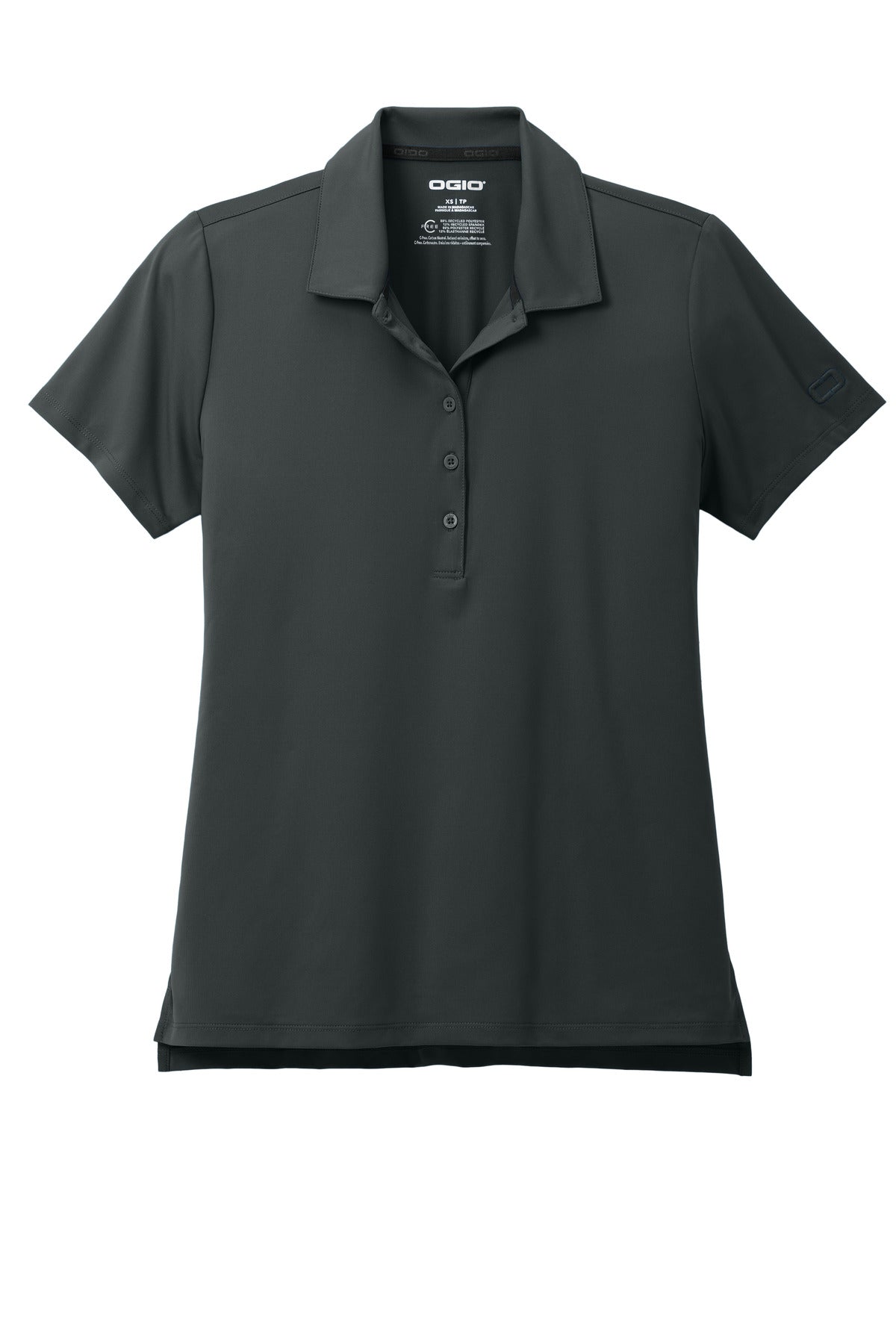 Custom Embroidered OGIO Polos/Knits in Tarmac Grey