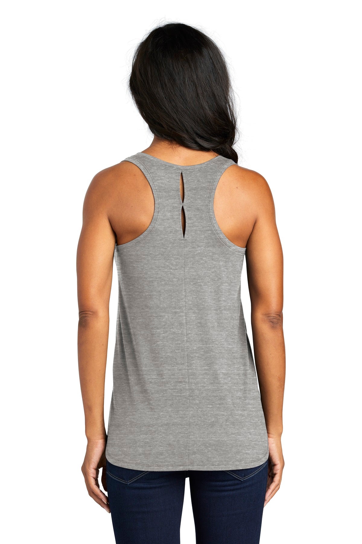 Custom Embroidered OGIO  Women's Luuma Tank. LOG801,Petrol Grey Heather