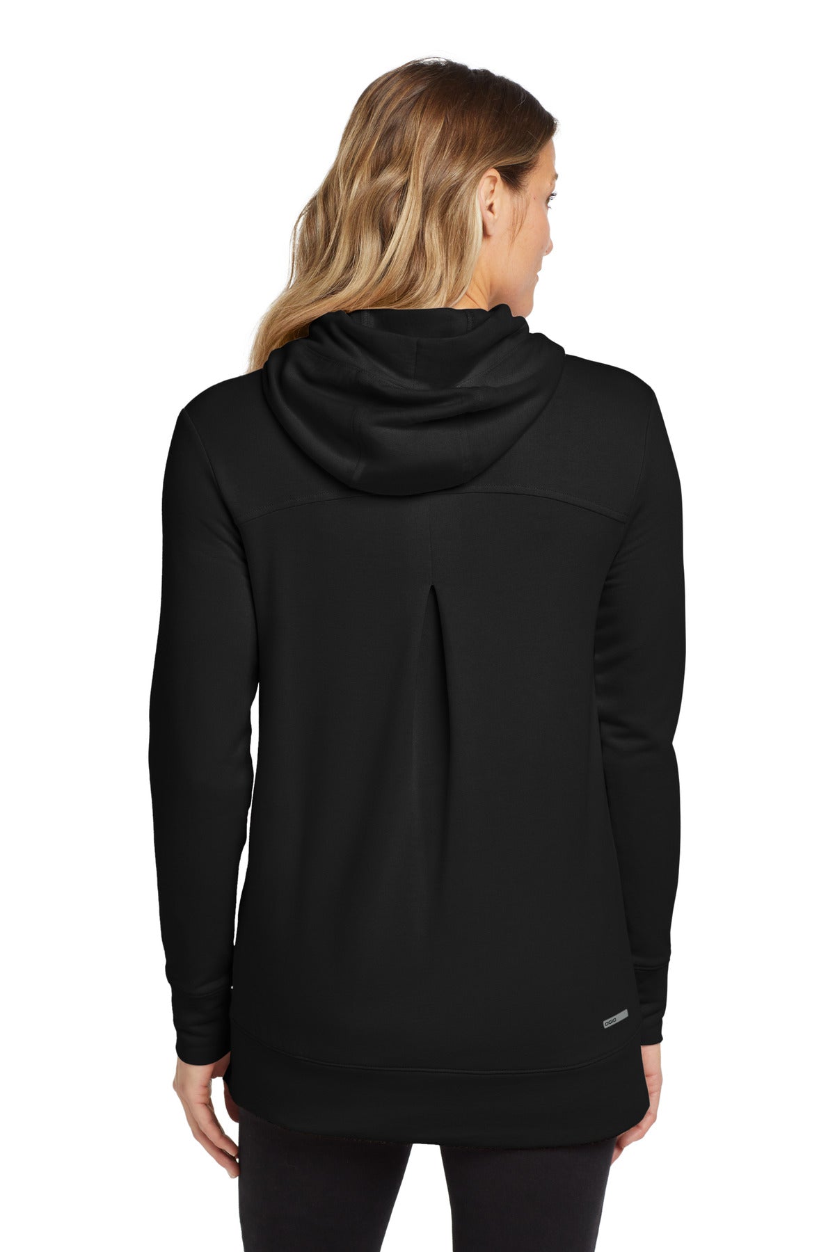 Custom Embroidered OGIO  Women's Luuma Pullover Fleece Hoodie. LOG810,Blacktop