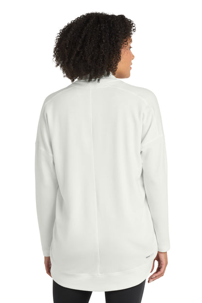 Custom Embroidered OGIO Women's Luuma Cocoon Fleece. LOG811,Ivory Snow