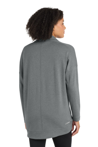 Custom Embroidered OGIO Women's Luuma Cocoon Fleece. LOG811,Petrol Grey Heather